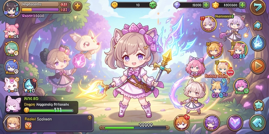 Tangkapan layar memperlihatkan lingkungan game yang indah dan detail.