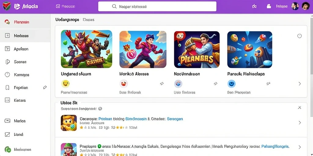 Berbagai karakter unik yang bisa dipilih.