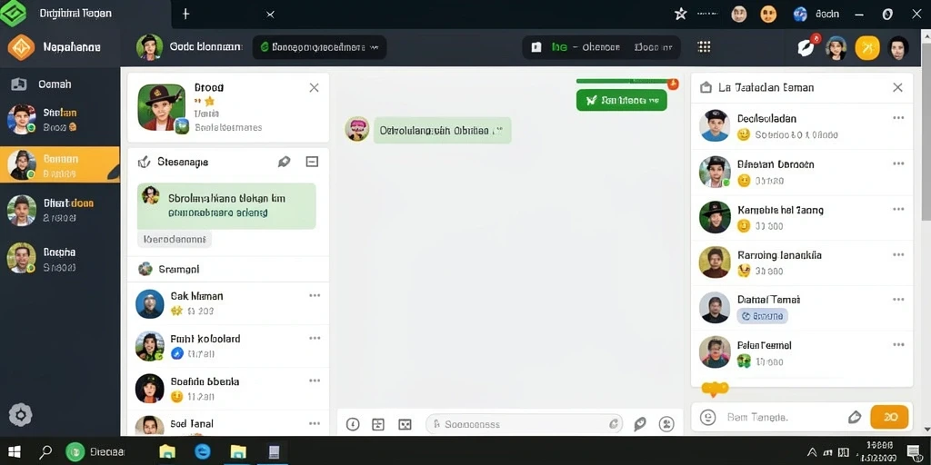 Fitur interaksi sosial antar pemain yang menyenangkan.