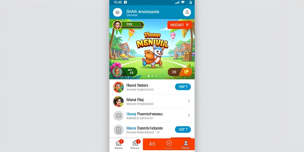 Berinteraksi dengan pemain lain dalam mode multiplayer.