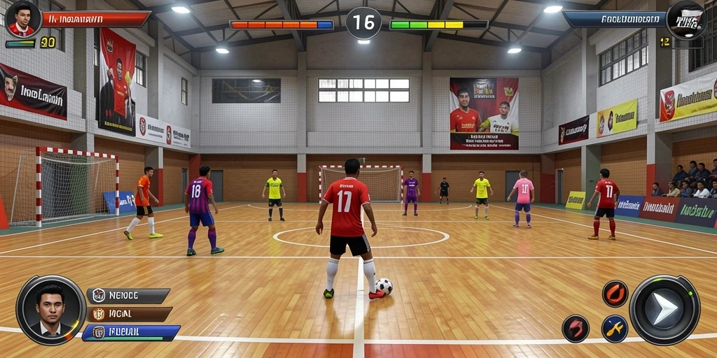 Tampilan grafik yang memukau dan penuh warna.