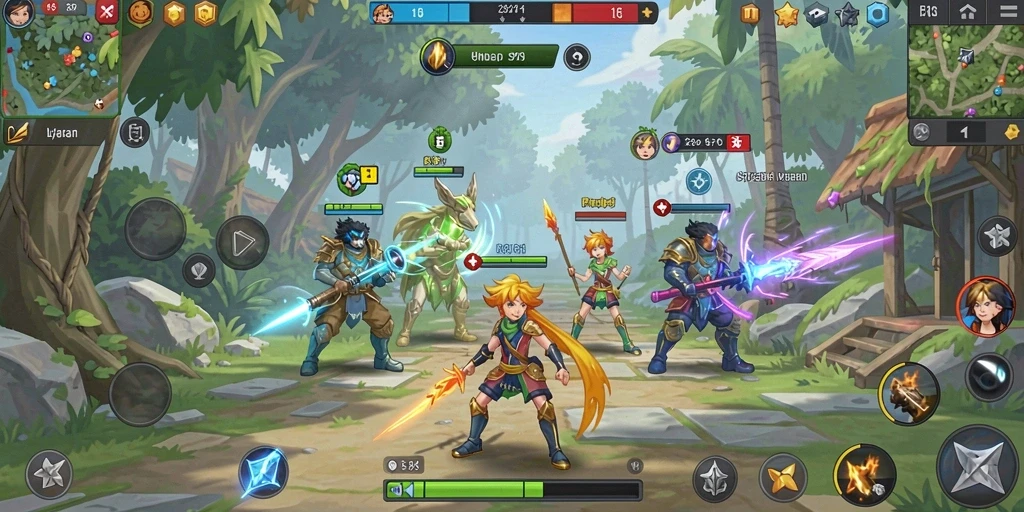 Mode multiplayer yang seru untuk bersaing dengan teman.