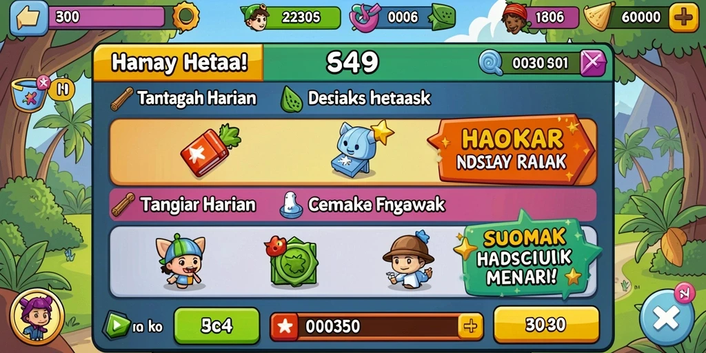 Tangkapan layar dari fitur interaksi komunitas.