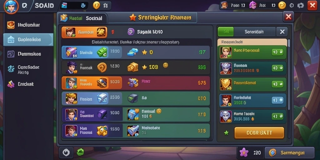 Mode multiplayer yang seru dan kompetitif.
