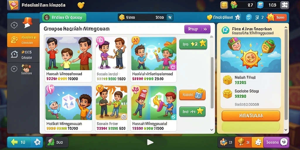 Tampilan grafik yang memukau saat permainan berlangsung.